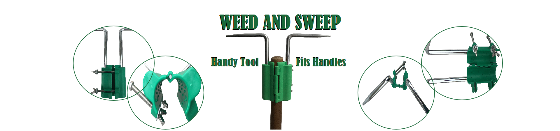 Weed and Sweep | Garden | Tool | Hook | Broom | Rake | Handle | Weeds | No Bending | No Chemicals | No Poisons | Easy | Cracks | Product | Buy